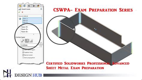 cswp sheet metal exam|solidworks certification exam.